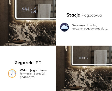Lustro Łazienkowe Podświetlane LED147 #7