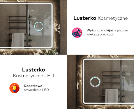 Lustro Łazienkowe Podświetlane LED147 #8