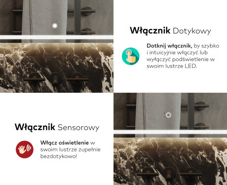 Lustro Łazienkowe Podświetlane LED147 #9