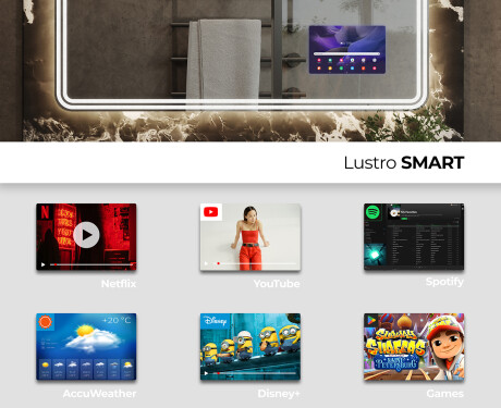 Lustro Łazienkowe Podświetlane LED148 #3