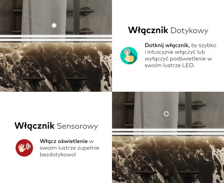 Lustro Łazienkowe Podświetlane LED148 #9