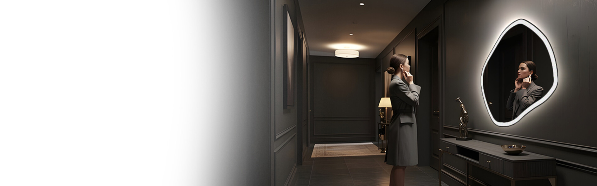 Nieregularne Lustra LED